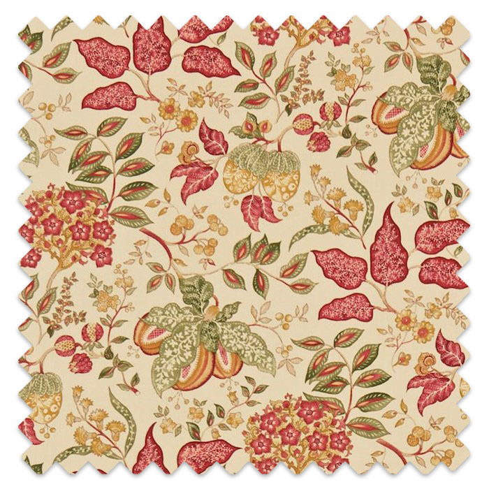 Swatch of Madagascar Gold/Red