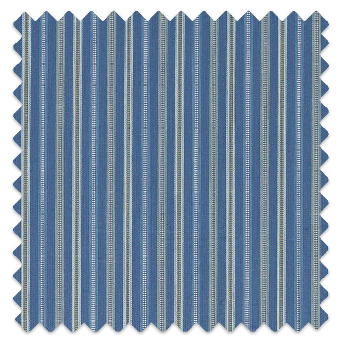 Swatch of Melford Stripe Marine
