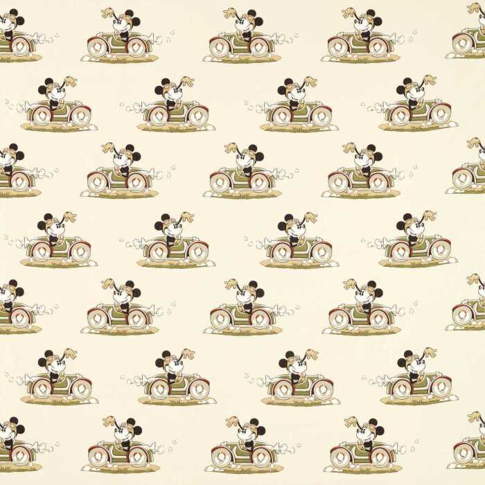 Minnie On The Move Babyccino Fabric by Sanderson