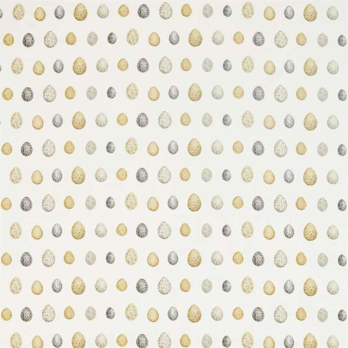 Nest Egg Corn/Graphite Fabric by Sanderson