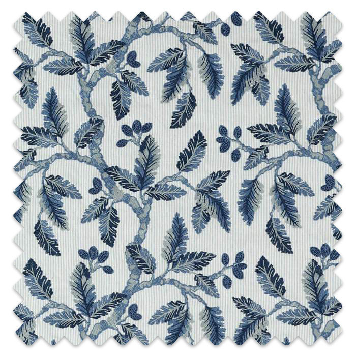 Swatch of Oaknut Stripe Indigo/Multi