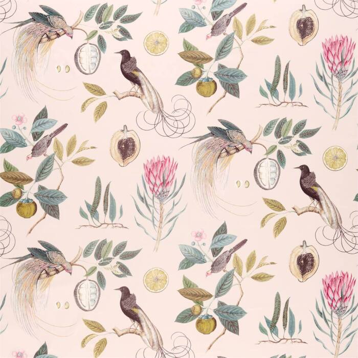 Paradesia Orchid/Grey Fabric by Sanderson