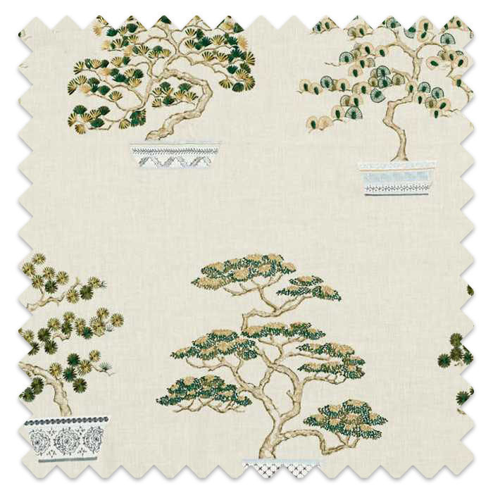 Swatch of Penjing Scallion Green