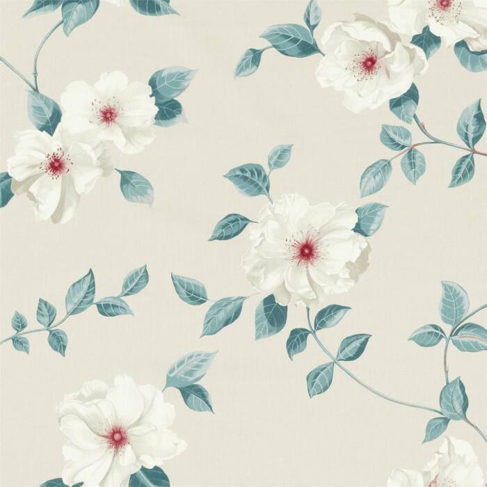 Poets Rose Blush Fabric by Sanderson