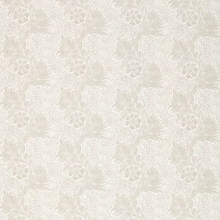 Pure Marigold Print Lightish Grey Fabric by Morris & Co