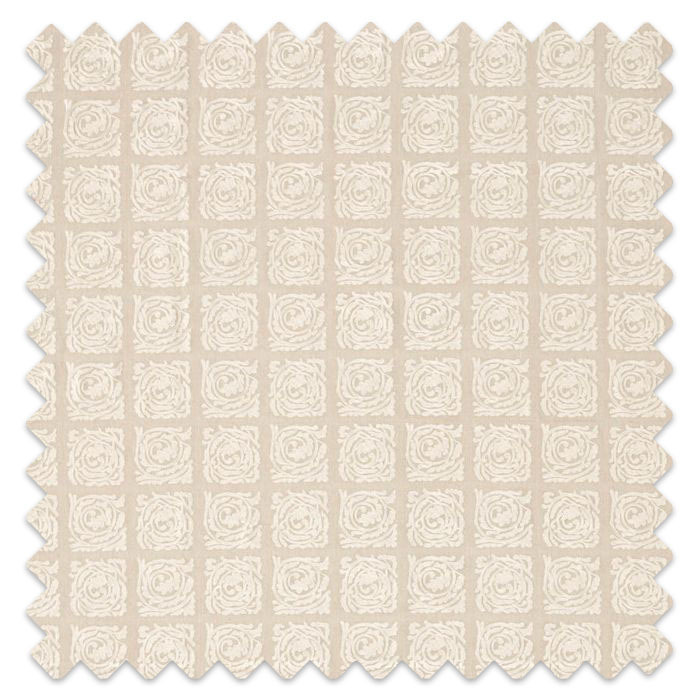 Swatch of Pure Scroll Embroidery Flax