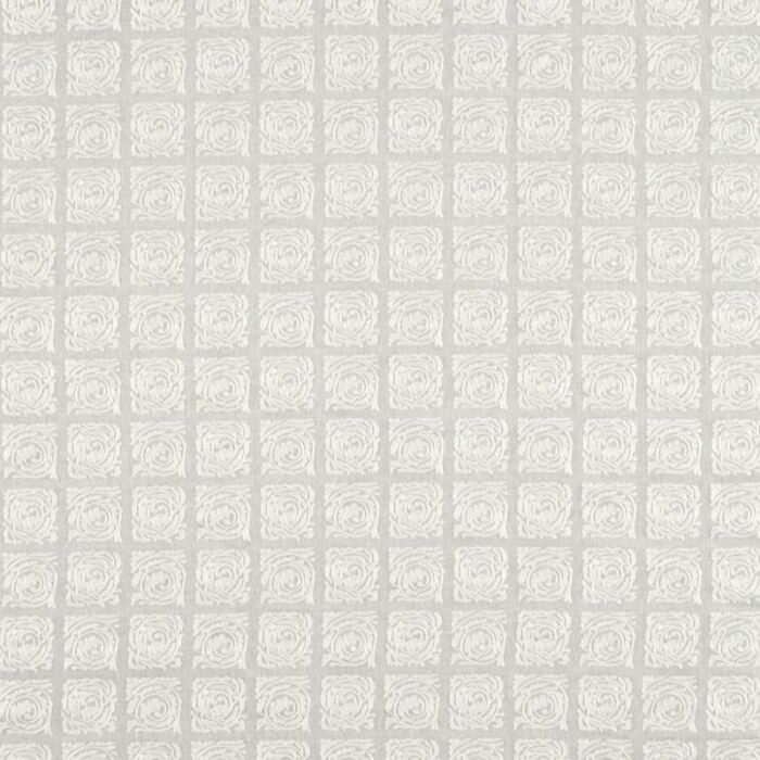 Pure Scroll Embroidery Lightish Grey Fabric by Morris & Co