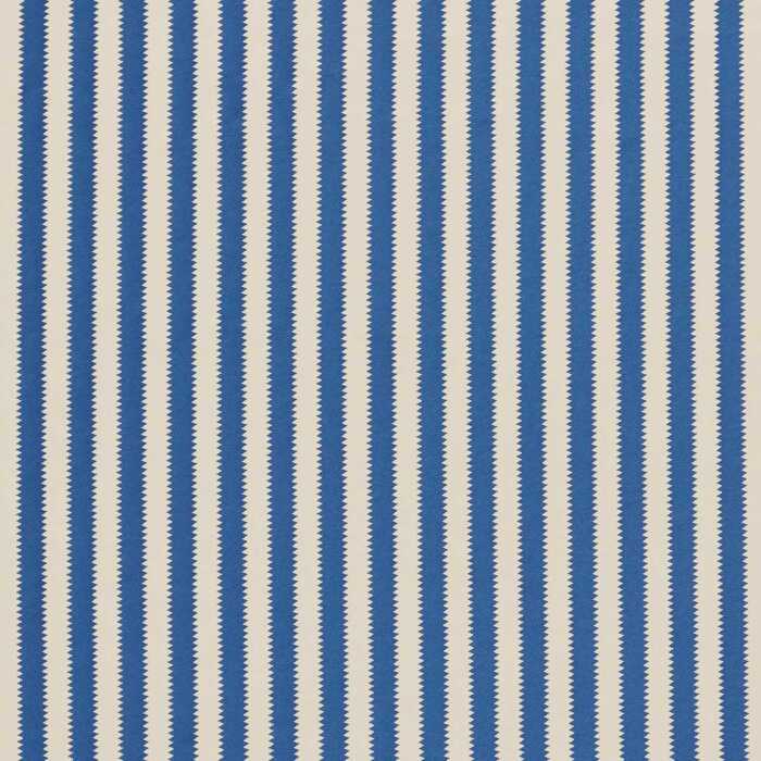 Regency Aperigon Brighton Blue/Linen Fabric by Sanderson