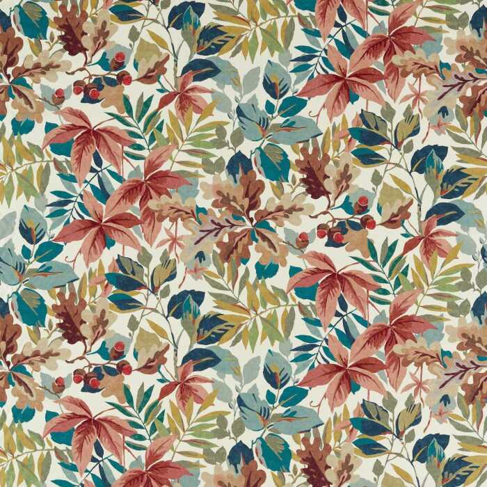 Robins Wood Inkwood Fabric by Sanderson