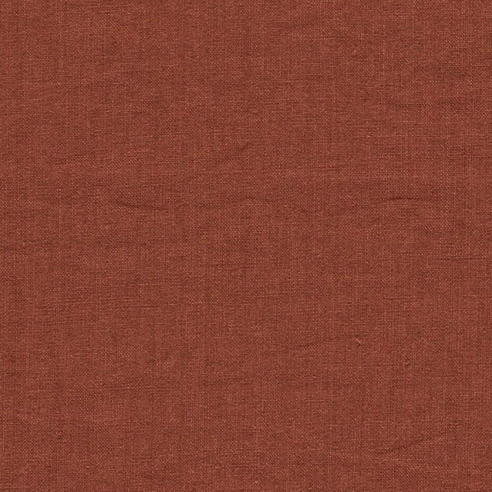 Rue Linen Brick Fabric by Sanderson