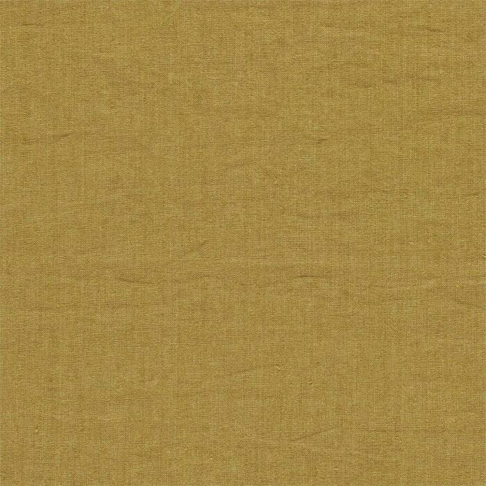 Rue Linen Saffron Fabric by Sanderson
