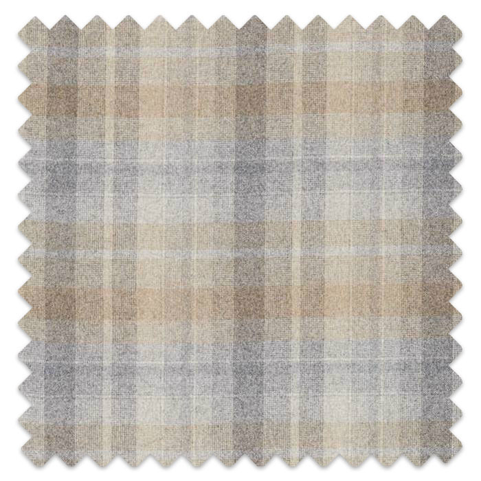 Swatch of Samphrey Check Silver/Grey