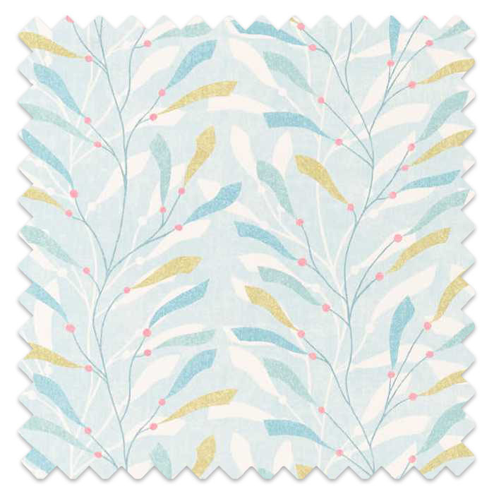 Swatch of Sea Kelp Aqua/Lichen