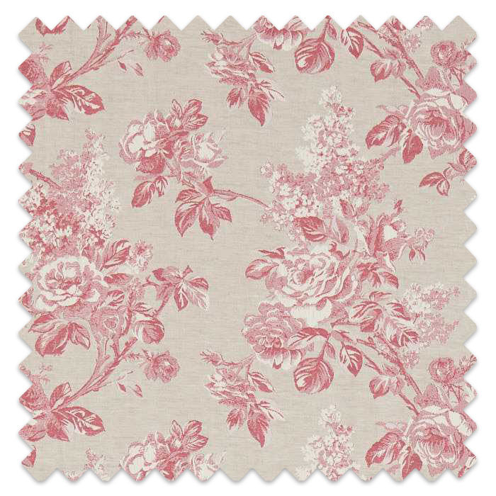 Swatch of Sorilla Damask Rose/Linen