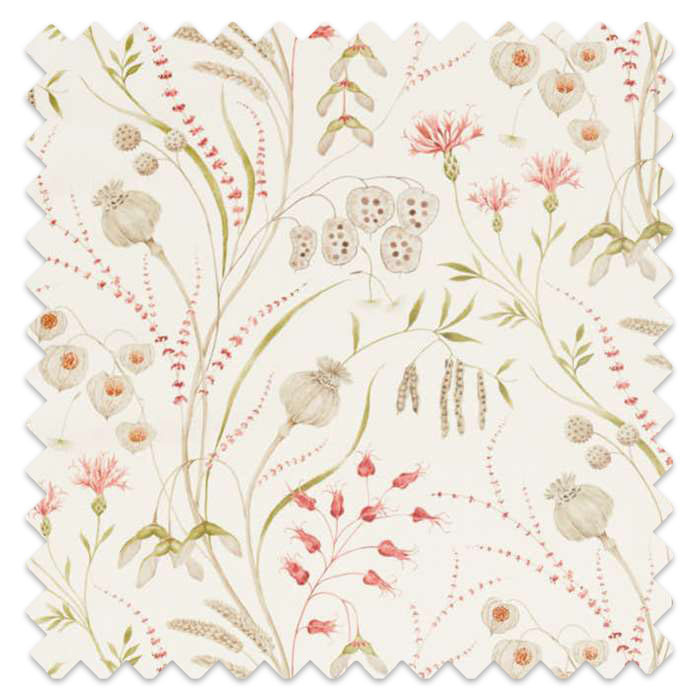 Swatch of Summer Harvest Claret/Olive