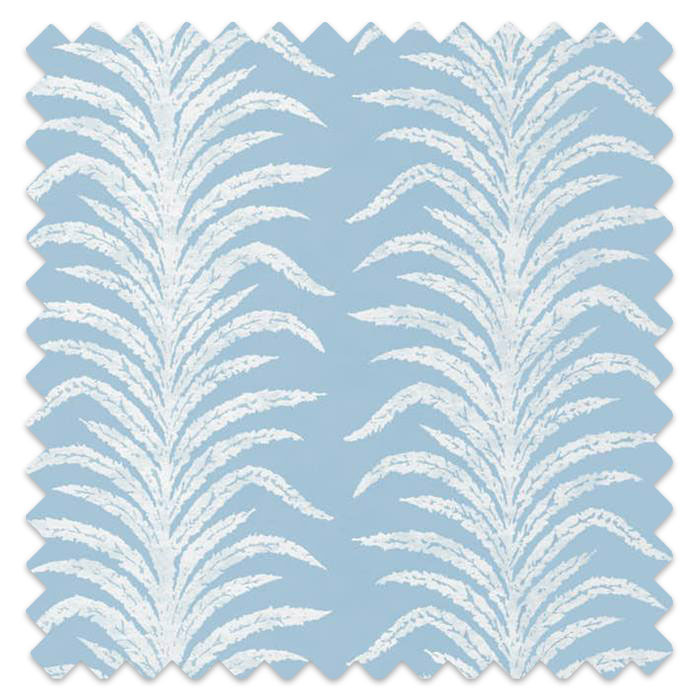 Swatch of Tree Fern Weave Crusoe Blue