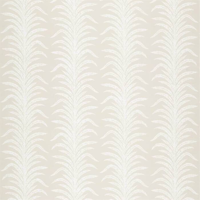 Tree Fern Weave Orchid White Fabric by Sanderson