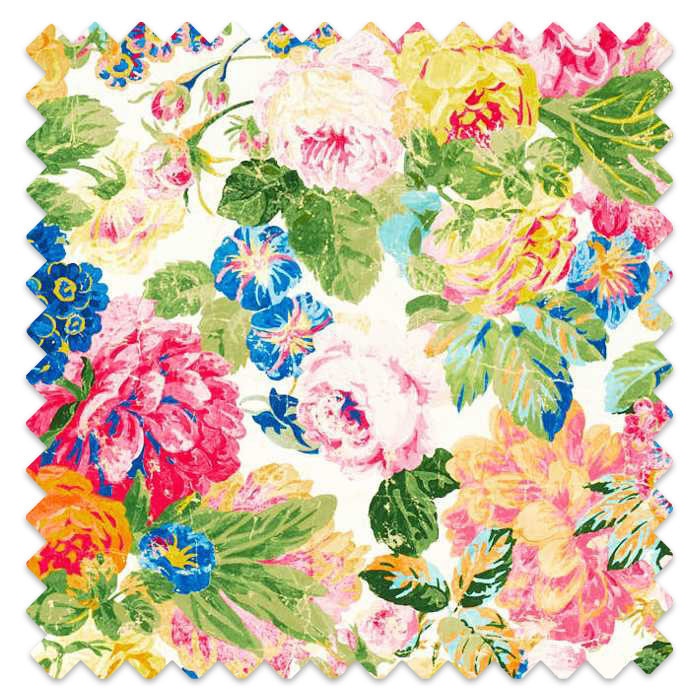 Swatch of Very Rose And Peony Multi