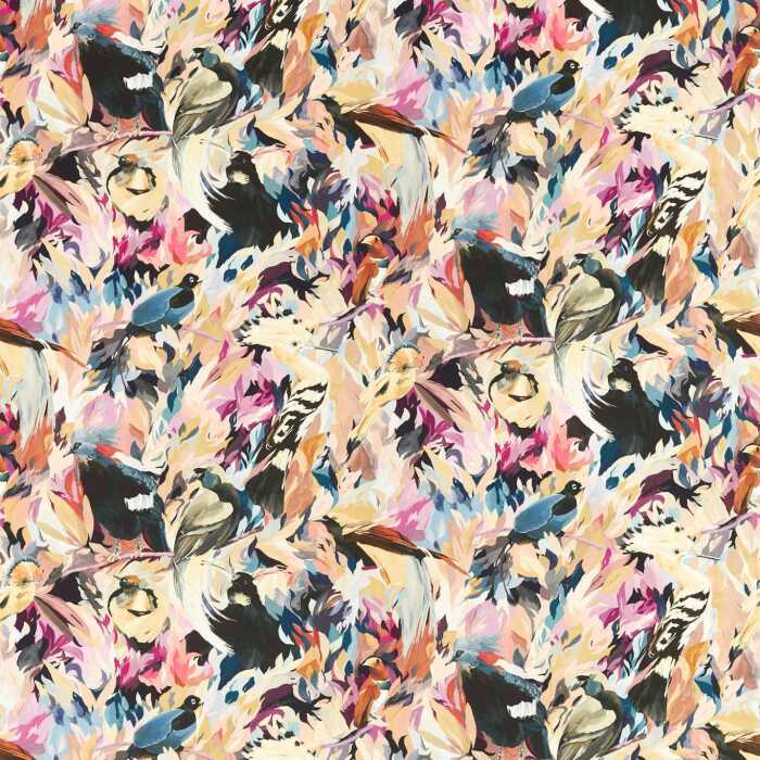 Dance Of Adornment Pomegranate/Grounded/Incense Fabric by Harlequin