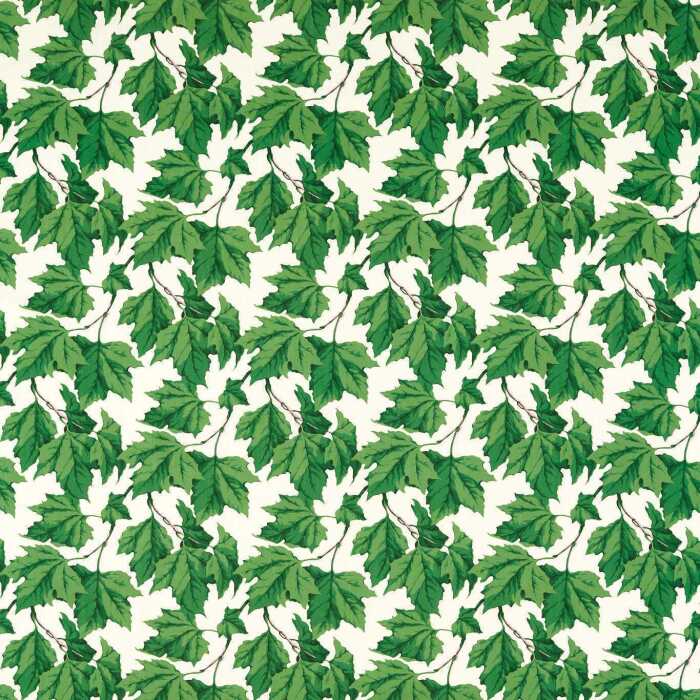 Dappled Leaf Emerald Fabric by Harlequin