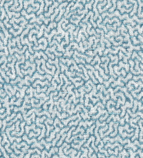 Duckweed Weave Coast Blue Fabric by Scion