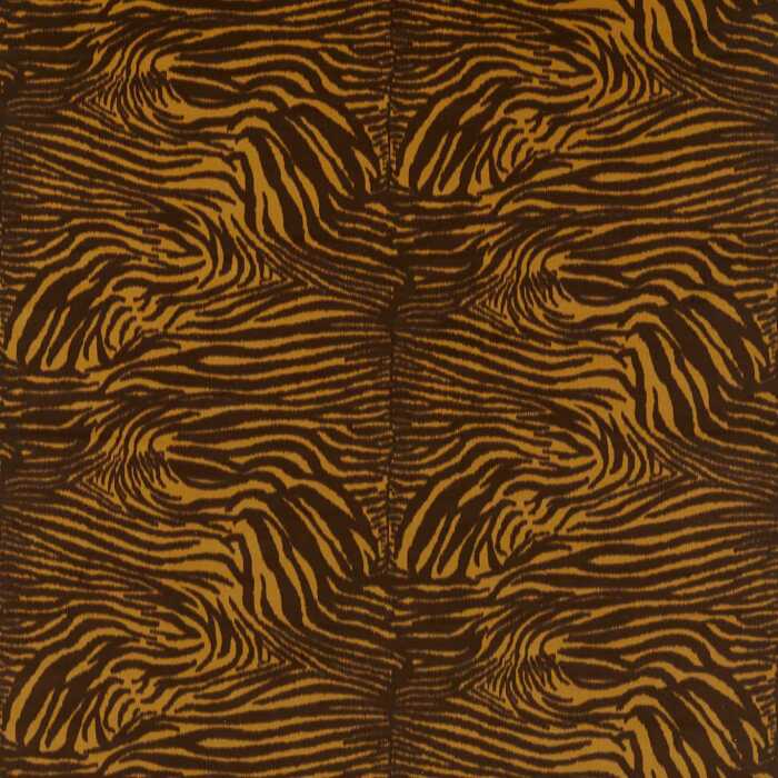 Equidae Onyx/Amber Light Fabric by Harlequin