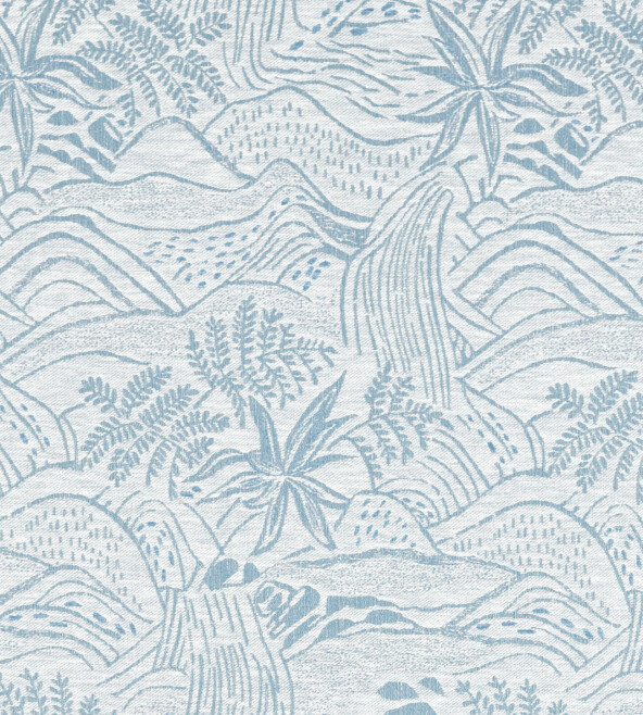 Falling Foss Weave Mist Fabric by Scion