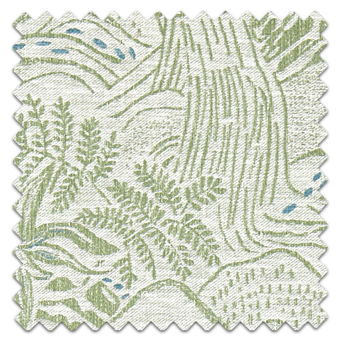 Swatch of Falling Foss Weave Seaglass