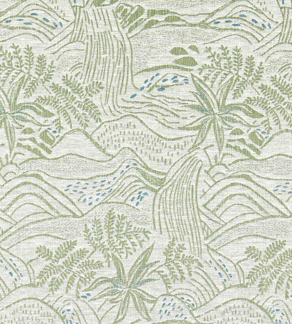 Falling Foss Weave Seaglass Fabric by Scion