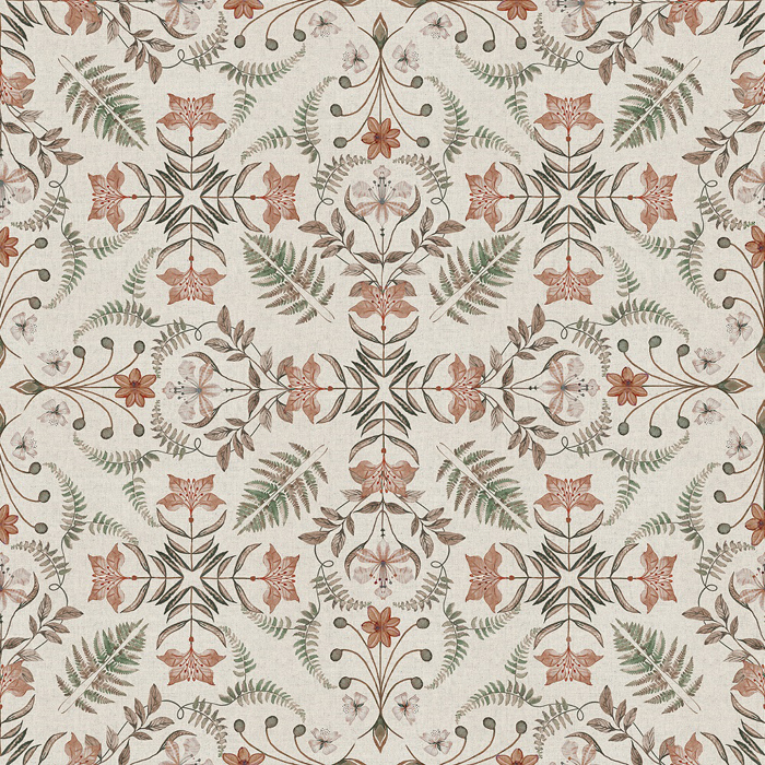 Fresco Sienna Fabric by Chess