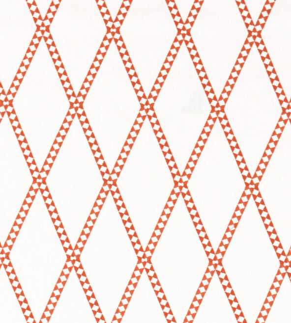 Hayloft Embroidery Tomato Fabric by Scion