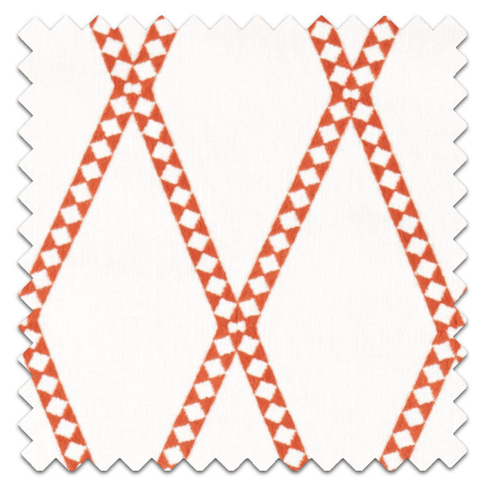 Swatch of Hayloft Embroidery Tomato