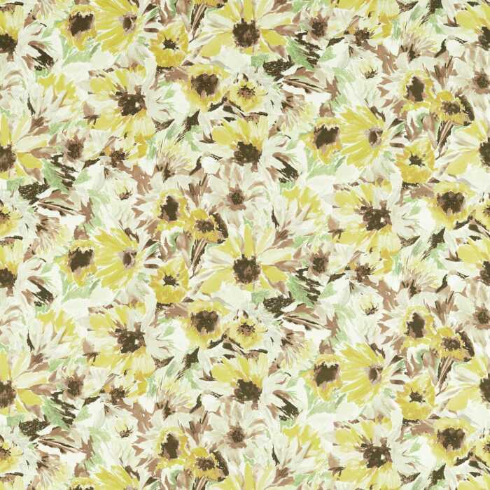 Helianthus Sunflower/Grass/Awakening Fabric by Harlequin