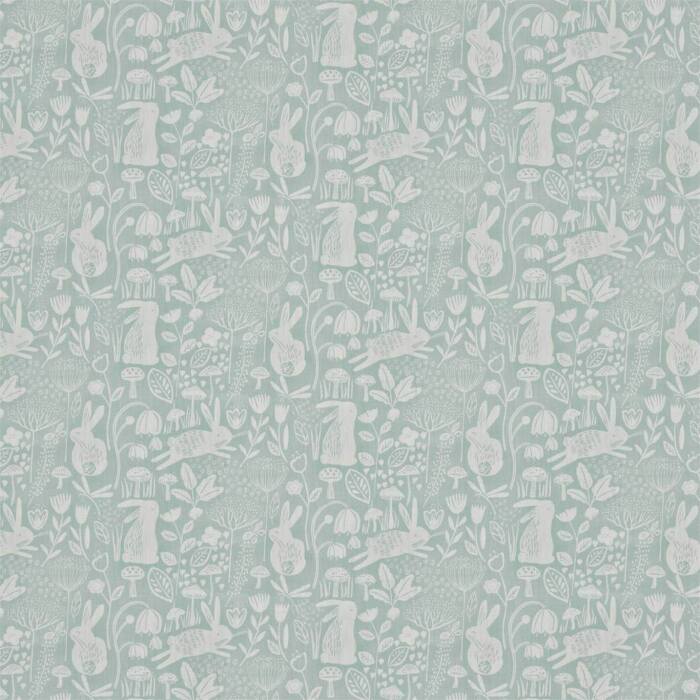 Into The Meadow Duck Egg Fabric by Harlequin