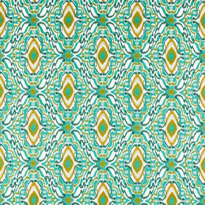 Ixora Emerald/Palm/Chartreuse Fabric by Harlequin