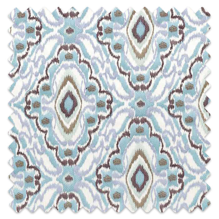 Swatch of Ixora Sky/Seaglass/Sketched