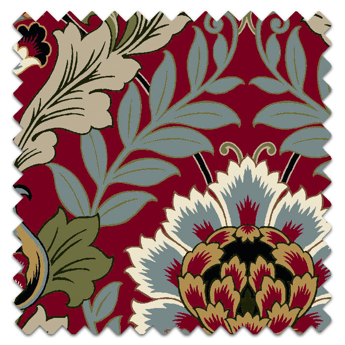 Swatch of Kelmscott Claret