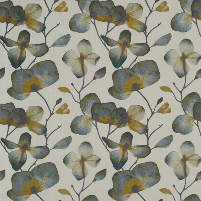 Kienze Marine/Zest Fabric by Harlequin