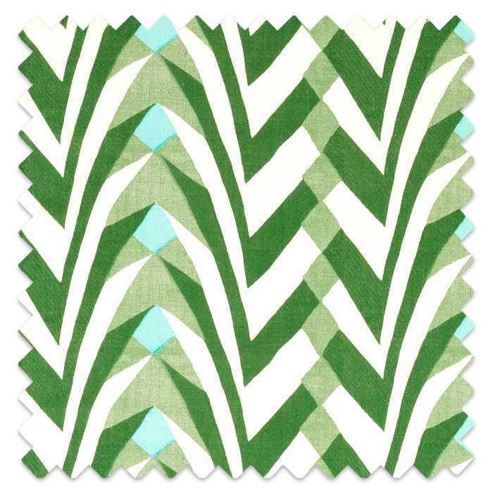 Swatch of Klimt Kelly/Aqua