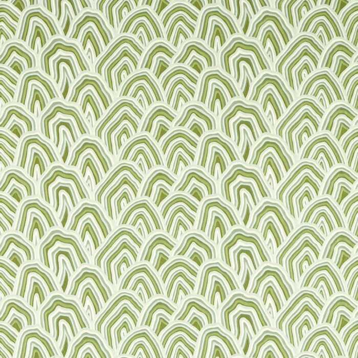 Kumo Seaglass/Forest/Silver Willow Fabric by Harlequin
