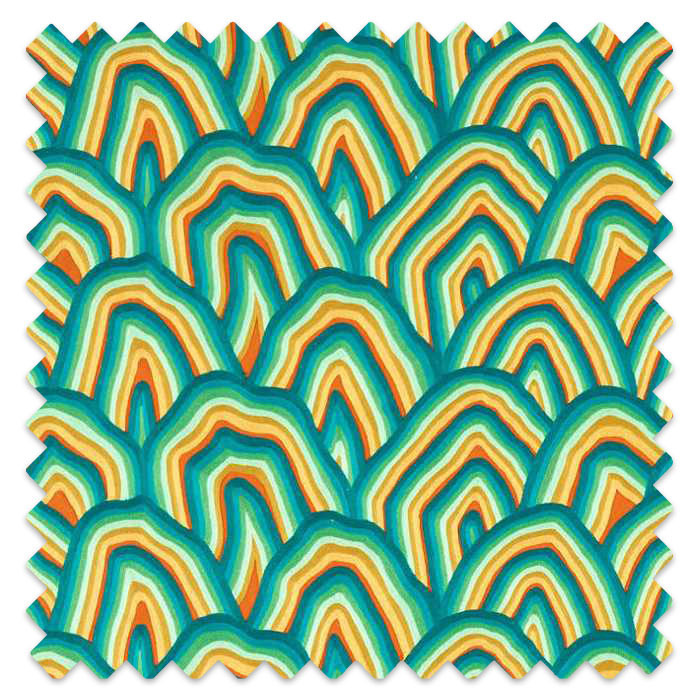 Swatch of Kumo Wilderness/Amber Light/Paprika