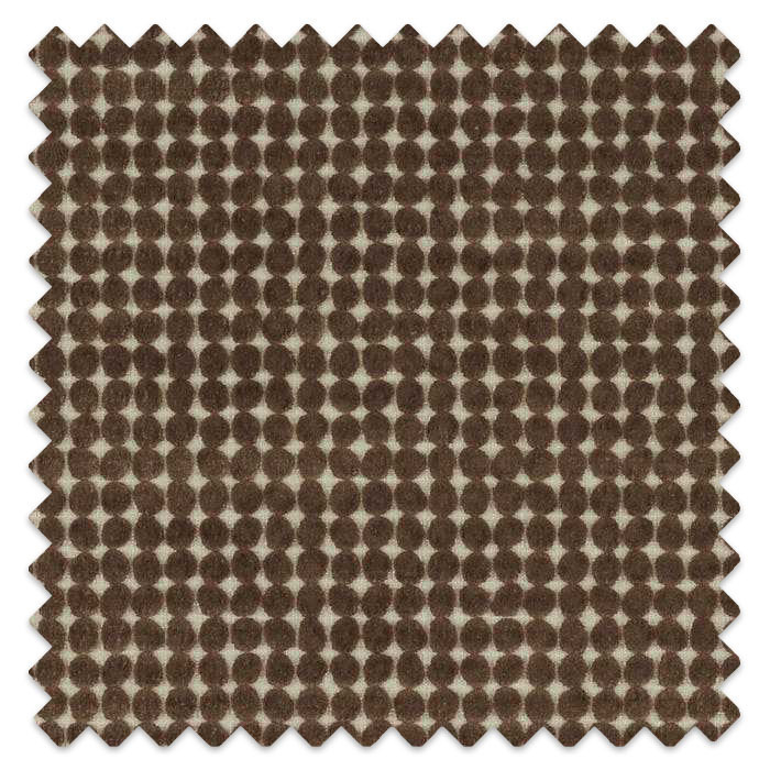 Swatch of Loopy Spot Chocolate