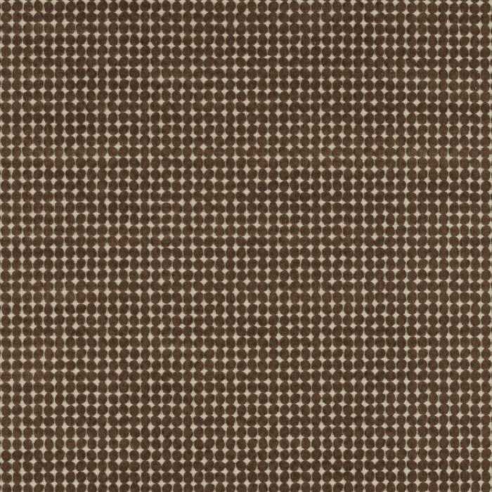 Loopy Spot Chocolate Fabric by Harlequin