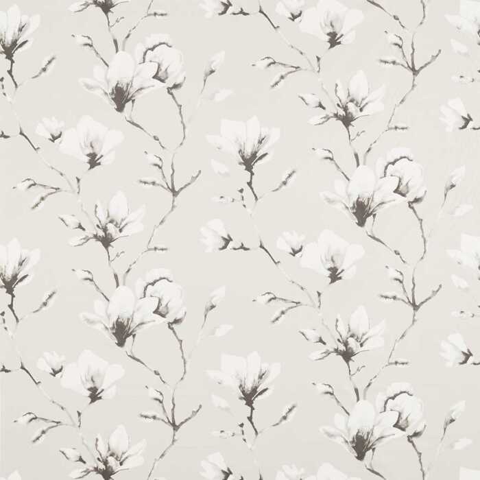 Lotus French Grey Fabric by Harlequin