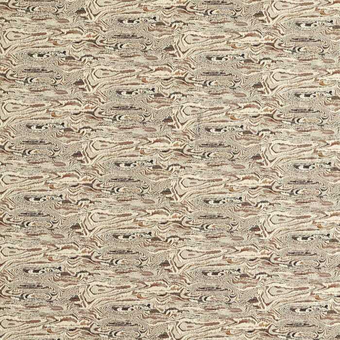 Marble Tapestry Chocolate Fabric by Harlequin
