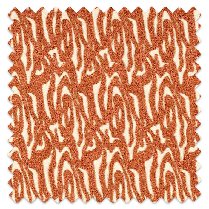 Swatch of Marble Wave Terracotta