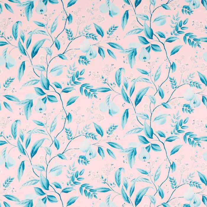 Marie Rose/Lagoon Fabric by Harlequin