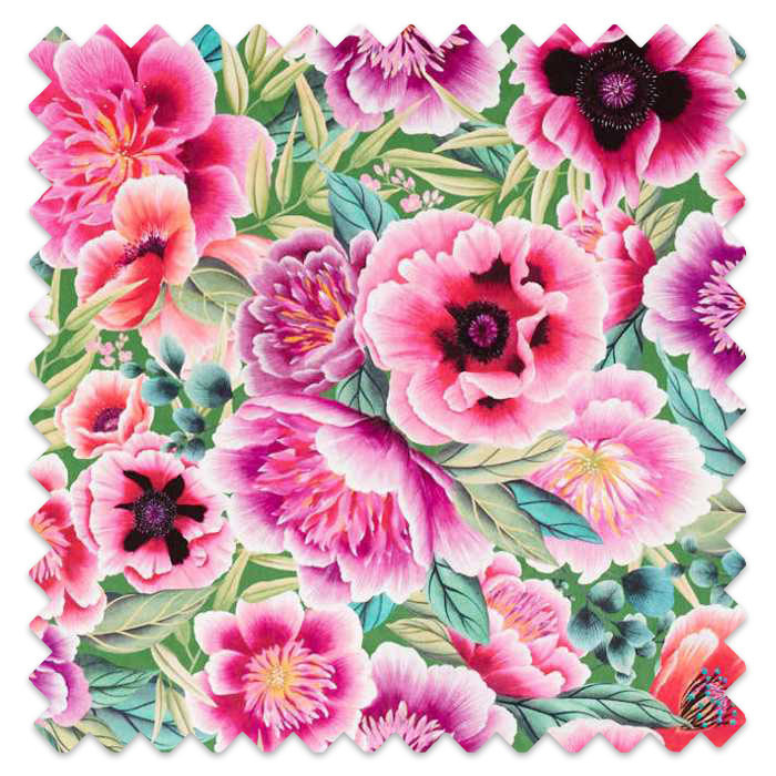 Swatch of Marsha Apple/Peony/Magenta