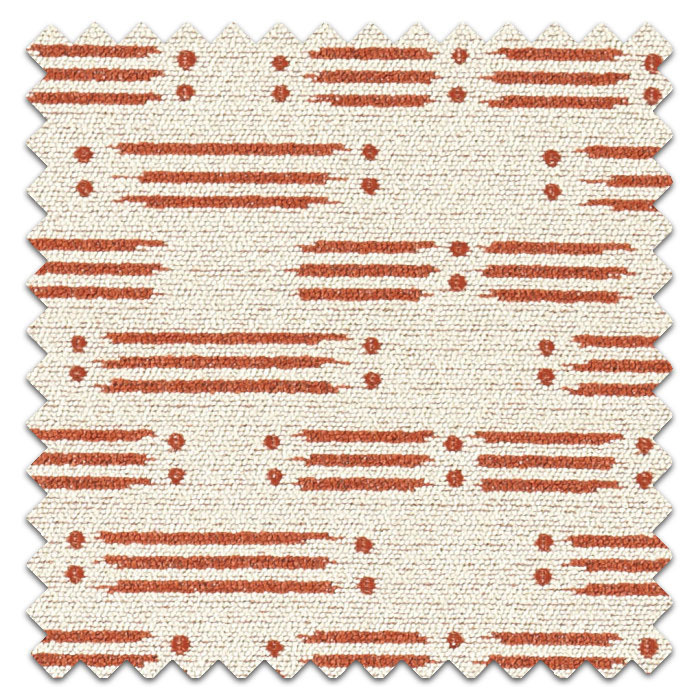 Swatch of Matchsticks Ladybird Red