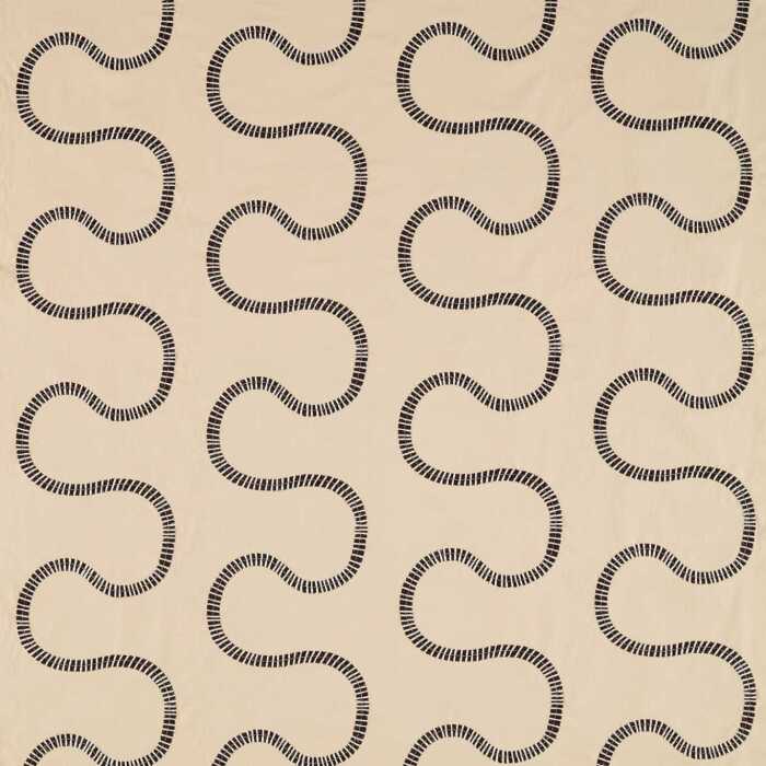 Michi Shiitake/Charcoal/Celestial Fabric by Harlequin